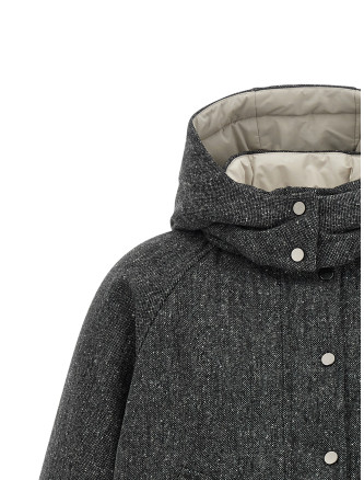 Пуховик BRUNELLO CUCINELLI 'Shiny Zipper Pull' (MD0023657C001) #