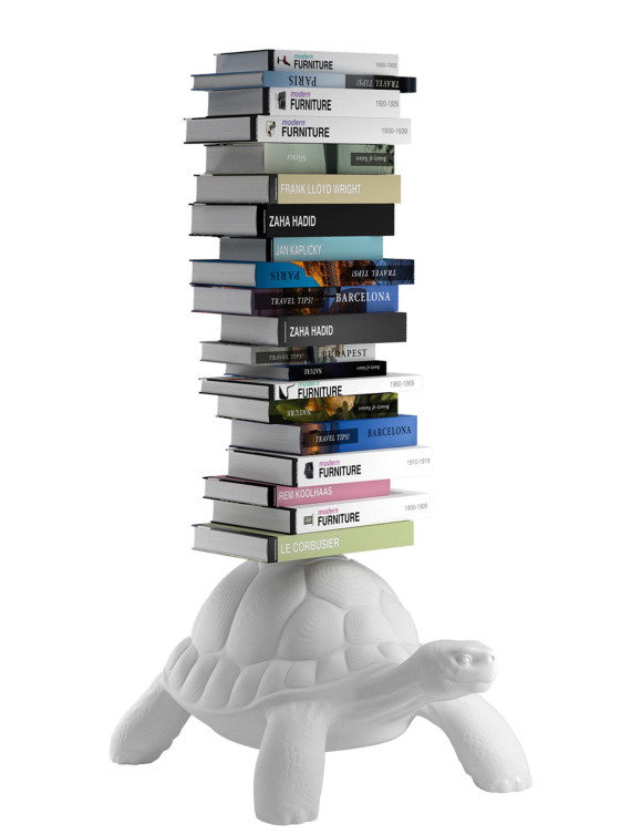 Декоративный аксессуар QEEBOO 'Turtle carry bookshelf’ bookshelf (36002WH) #1
