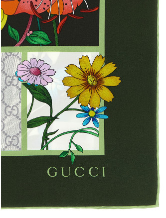 Шарф, платок GUCCI 'Flora' (8501073G0013367) #