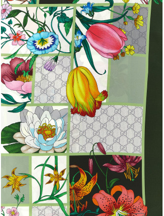 Шарф, платок GUCCI 'Flora' (8501073G0013367) #