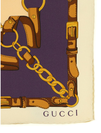 Шарф, платок GUCCI 'Morsetto' (8476733G0019971) #