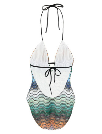 Пляжная одежда MISSONI Greek pattern one-piece swimsuit (MC24SP00BR015DSMSNQ) #