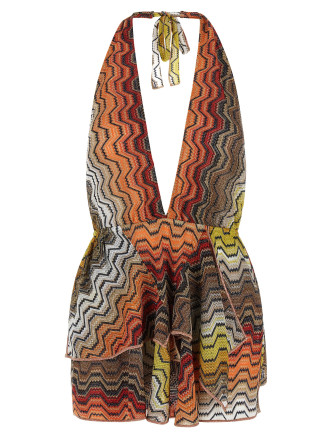 Пляжная одежда MISSONI Greek motif cover-up dress