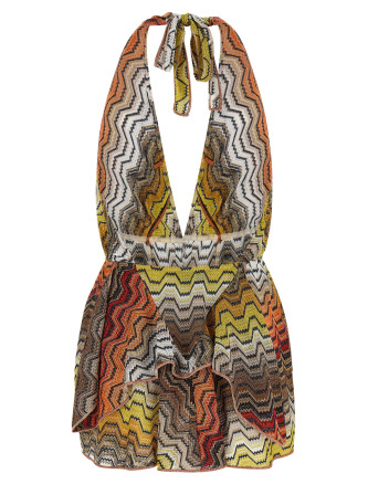 Пляжная одежда MISSONI Greek motif cover-up dress (MS26SQ24BR015DS91SC) #