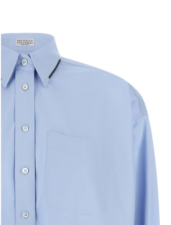 Рубашка, блузка BRUNELLO CUCINELLI 'Shiny Trim' (MH772M1O16C172) #