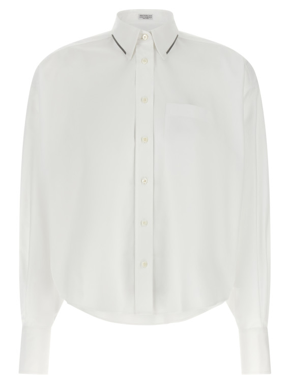 Рубашка, блузка BRUNELLO CUCINELLI 'Shiny Trim' (MH772M1O16C159) #1