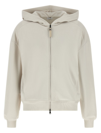 Толстовка BRUNELLO CUCINELLI 'Shiny Zipper Pull'