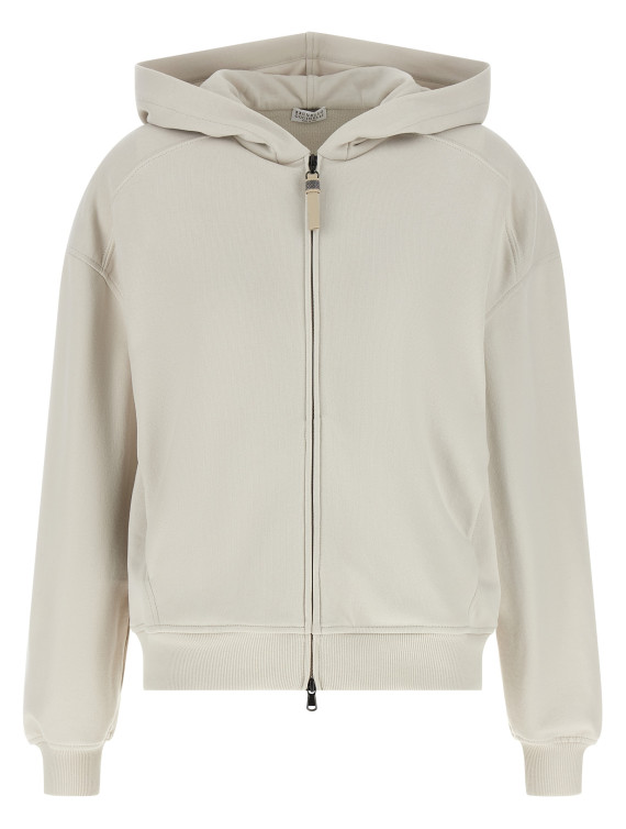 Толстовка BRUNELLO CUCINELLI 'Shiny Zipper Pull' (MN05NHF406C9443) #1