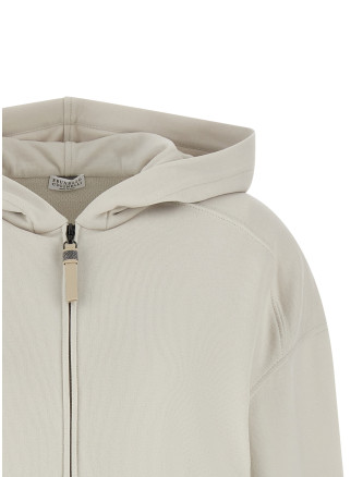 Толстовка BRUNELLO CUCINELLI 'Shiny Zipper Pull' (MN05NHF406C9443) #