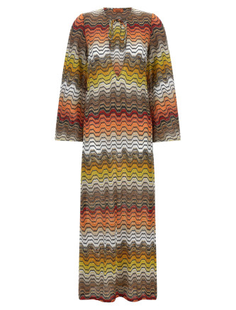 Пляжная одежда MISSONI Greek motif cover-up dress