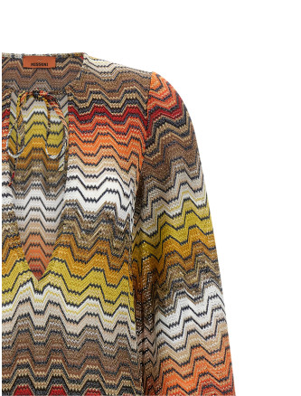 Пляжная одежда MISSONI Greek motif cover-up dress (MC26SQ04BR015DS91SC) #