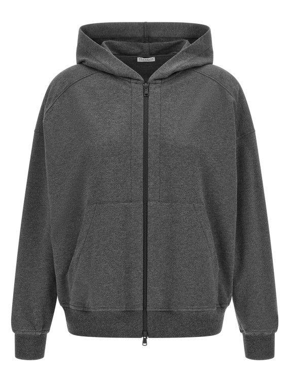 Толстовка BRUNELLO CUCINELLI 'Shiny Trims' (MH827FB706C080) #1