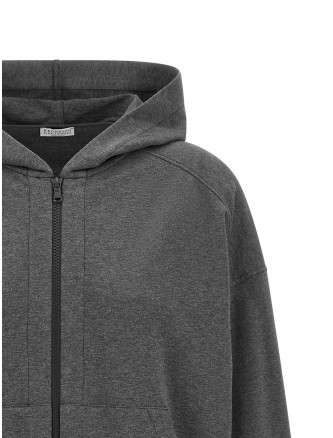 Толстовка BRUNELLO CUCINELLI 'Shiny Trims' (MH827FB706C080) #