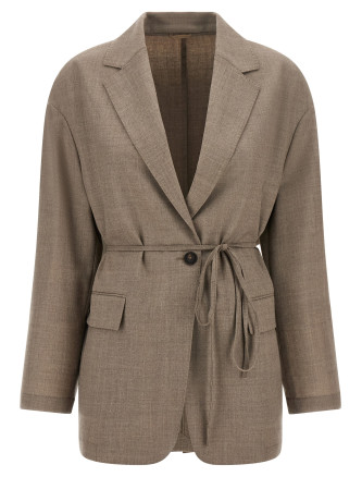 Пиджак, костюм BRUNELLO CUCINELLI Fresh wool blazer