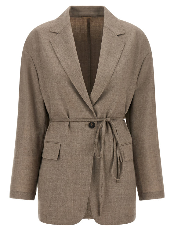 Пиджак, костюм BRUNELLO CUCINELLI Fresh wool blazer (MG5507433PC1418) #1