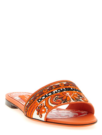 Шлепанцы DOLCE & GABBANA 'Bianca' (CQ0571AV8048W801) #