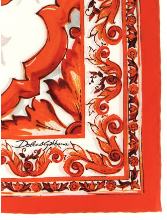 Шарф, платок DOLCE & GABBANA 'Maiolica' (FN093RGDAOYI93TN) #