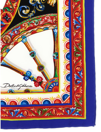 Шарф, платок DOLCE & GABBANA 'Carretto' (FN093RGDDWLHD6CK) #