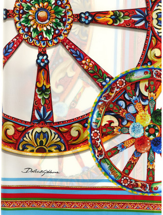 Шарф, платок DOLCE & GABBANA 'Carretto' (FN092RGDDU4HD6CL) #