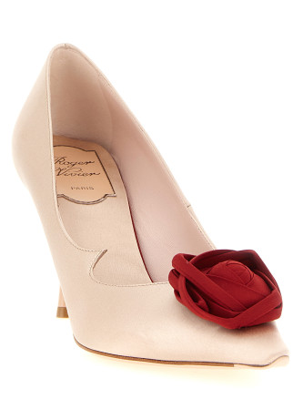 Высокие каблуки ROGER VIVIER 'Rose Vivier' (RVW80743560UVM1VD9) #
