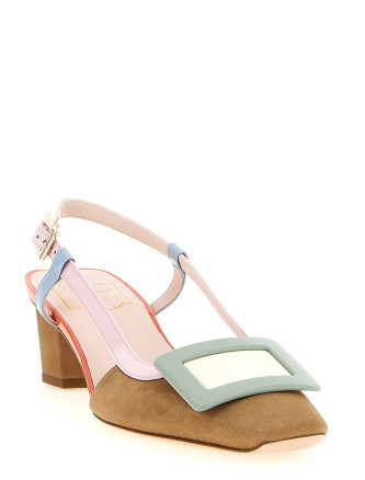 Каблуки средней высоты ROGER VIVIER 'Belle Vivier' (RVW00625601N5W6L96) #