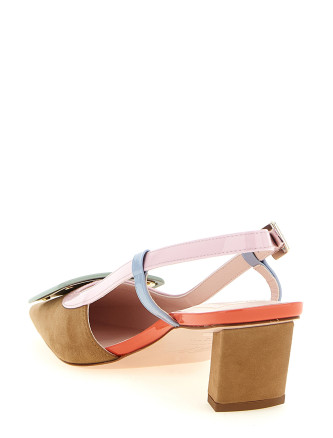 Каблуки средней высоты ROGER VIVIER 'Belle Vivier' (RVW00625601N5W6L96) #