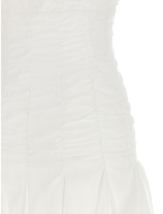 Мини GIOVANNI BEDIN Smock effect dress (GBSS26505CBIANCO) #