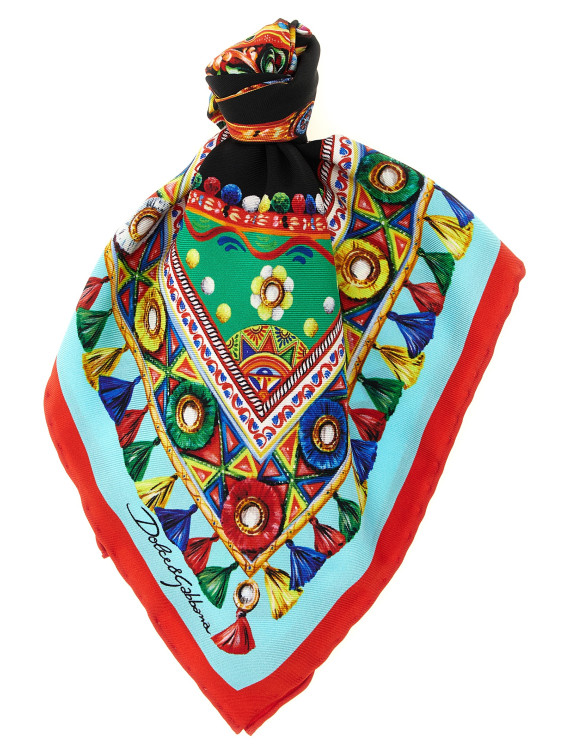 Шарф, платок DOLCE & GABBANA 'Carretto' (FN093RGDDWLHV6CK) #1