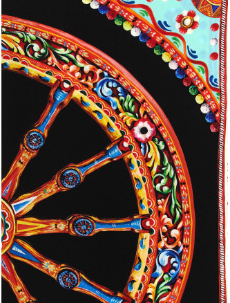 Шарф, платок DOLCE & GABBANA 'Carretto' (FN093RGDDWLHV6CK) #