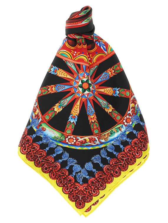 Шарф, платок DOLCE & GABBANA 'Carretto' (FN092RGDDU4HY6CL) #1