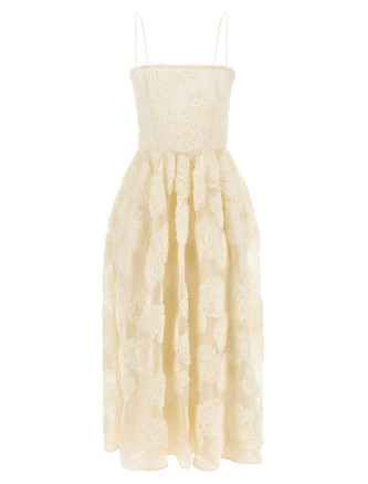 Миди ROTATE BIRGER CHRISTENSEN 'Flower Mesh Midi'