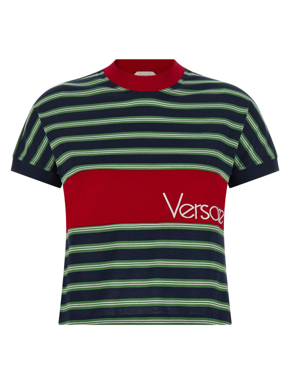 Футболка VERSACE Intarsia t-shirt (10259081A184396UF90) #1