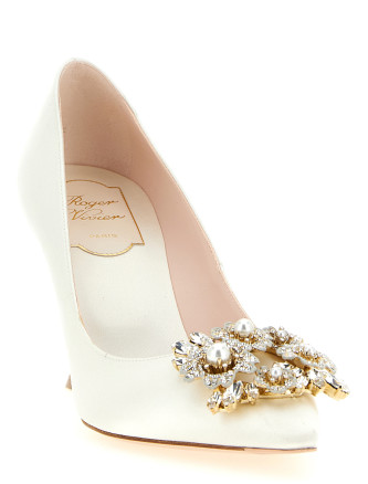 Высокие каблуки ROGER VIVIER 'Efflorescence' (RVW53031500RS0C001) #