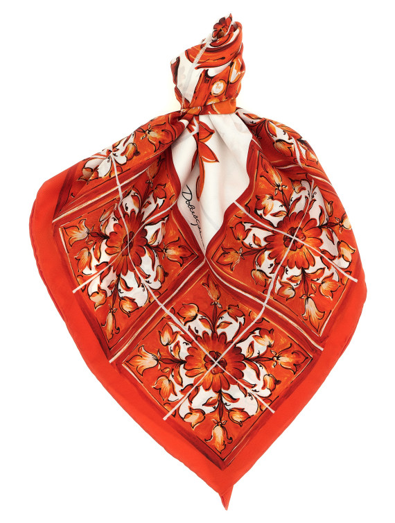 Шарф, платок DOLCE & GABBANA 'Maiolica' (FN090RGDDU6IX3TN) #1
