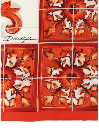Шарф, платок DOLCE & GABBANA 'Maiolica' (FN090RGDDU6IX3TN) #