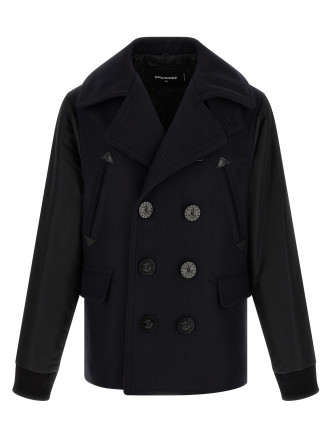 Пальто, тренч DSQUARED2 'Hybrid Peacoat' (S74AA0331S53003524) #