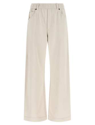Брюки BRUNELLO CUCINELLI Smooth sweatshirt joggers