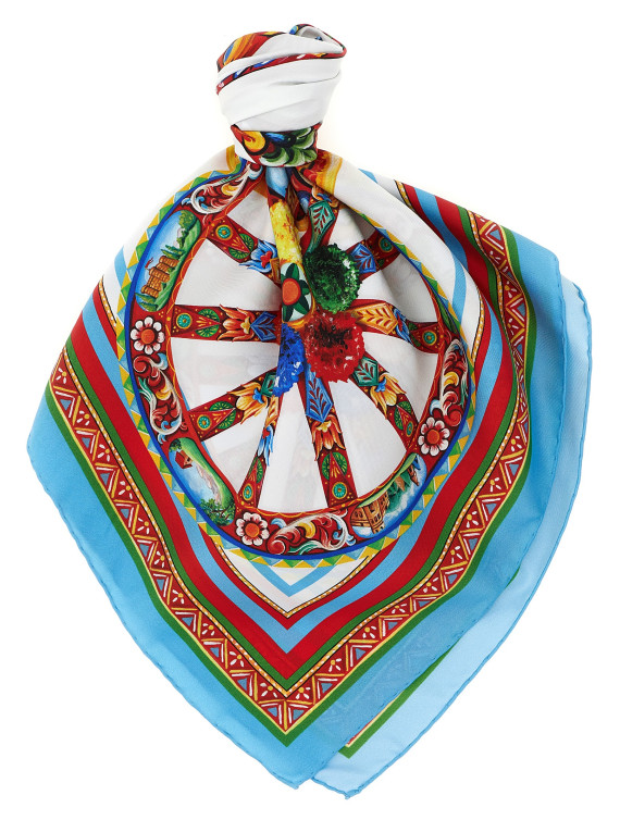 Шарф, платок DOLCE & GABBANA 'Carretto' (FN090RGDDU5HD6CL) #1