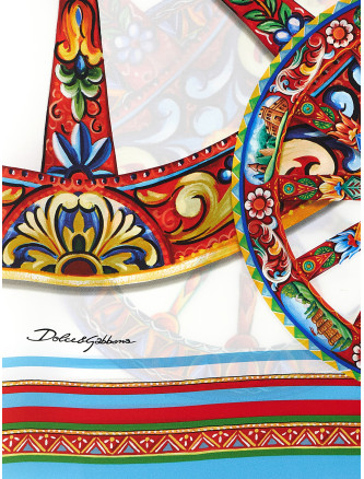 Шарф, платок DOLCE & GABBANA 'Carretto' (FN090RGDDU5HD6CL) #