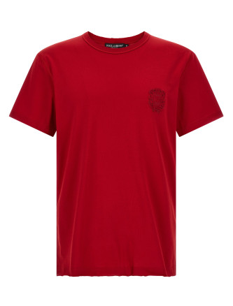 Футболка DOLCE & GABBANA Tone-on-tone patch t-shirt