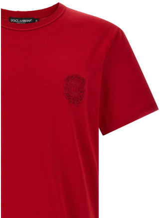 Футболка DOLCE & GABBANA Tone-on-tone patch t-shirt (G8TQ8ZG7QNNR2254) #