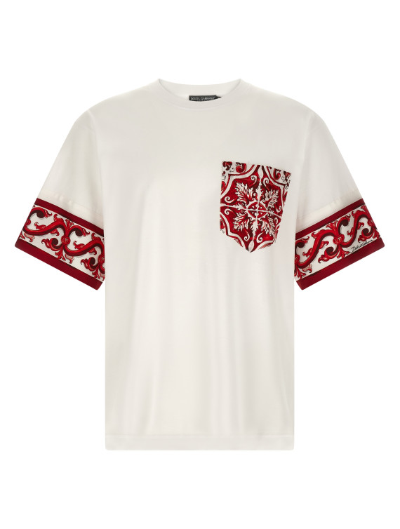 Футболка DOLCE & GABBANA 'Maiolica' (G8SB2TG7P5HI15DQ) #1