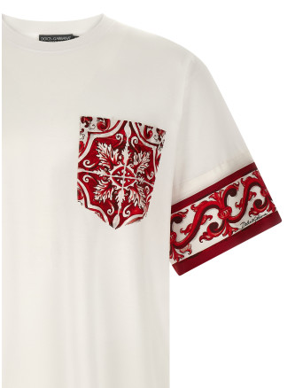 Футболка DOLCE & GABBANA 'Maiolica' (G8SB2TG7P5HI15DQ) #
