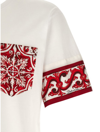 Футболка DOLCE & GABBANA 'Maiolica' (G8SB2TG7P5HI15DQ) #