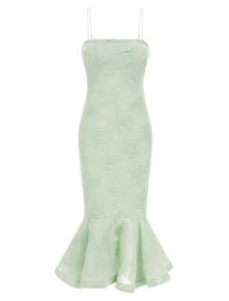 Миди ROTATE BIRGER CHRISTENSEN 'Flower Mesh Flounce'