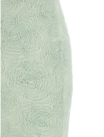 Миди ROTATE BIRGER CHRISTENSEN 'Flower Mesh Flounce' (11627513261326) #