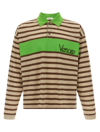 Intarsia polo shirt