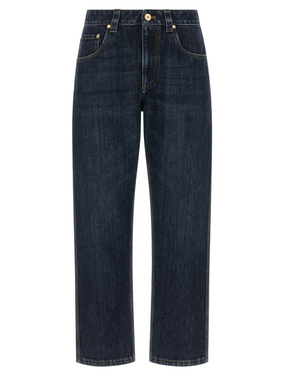 Джинсы BRUNELLO CUCINELLI 'Shiny Bartack' (MA095P5847C9370) #1