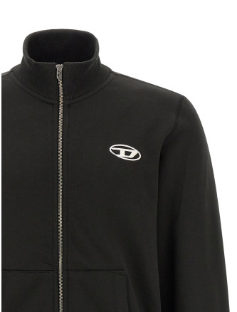 Толстовка DIESEL 'S-Ginn-Zip-Iod' (A218730BKBW900) #