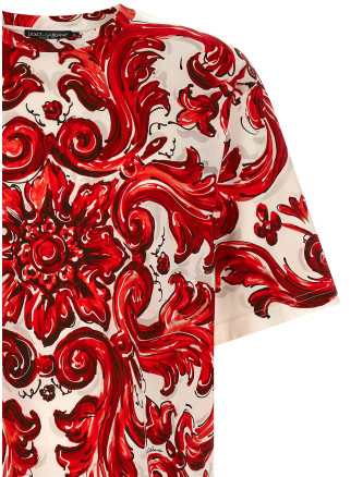 Футболка DOLCE & GABBANA 'Maiolica' (G8PN9TII7KOID5DQ) #
